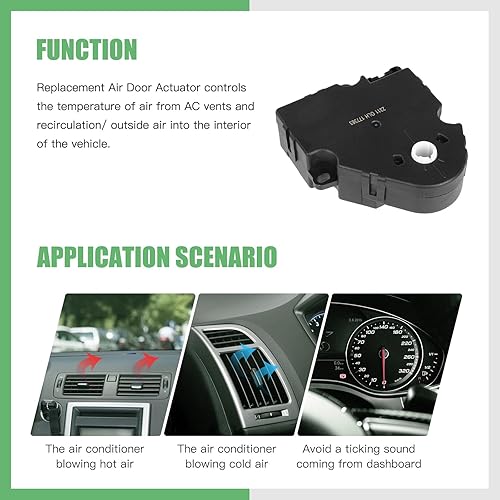 Vista 652 de SCITOO Reemplazo de actuador de puerta de mezcla de calentador HVAC para Ford F-150 2004-2008, para Ford para Lobo 2004-2008, para Lincoln para Mark