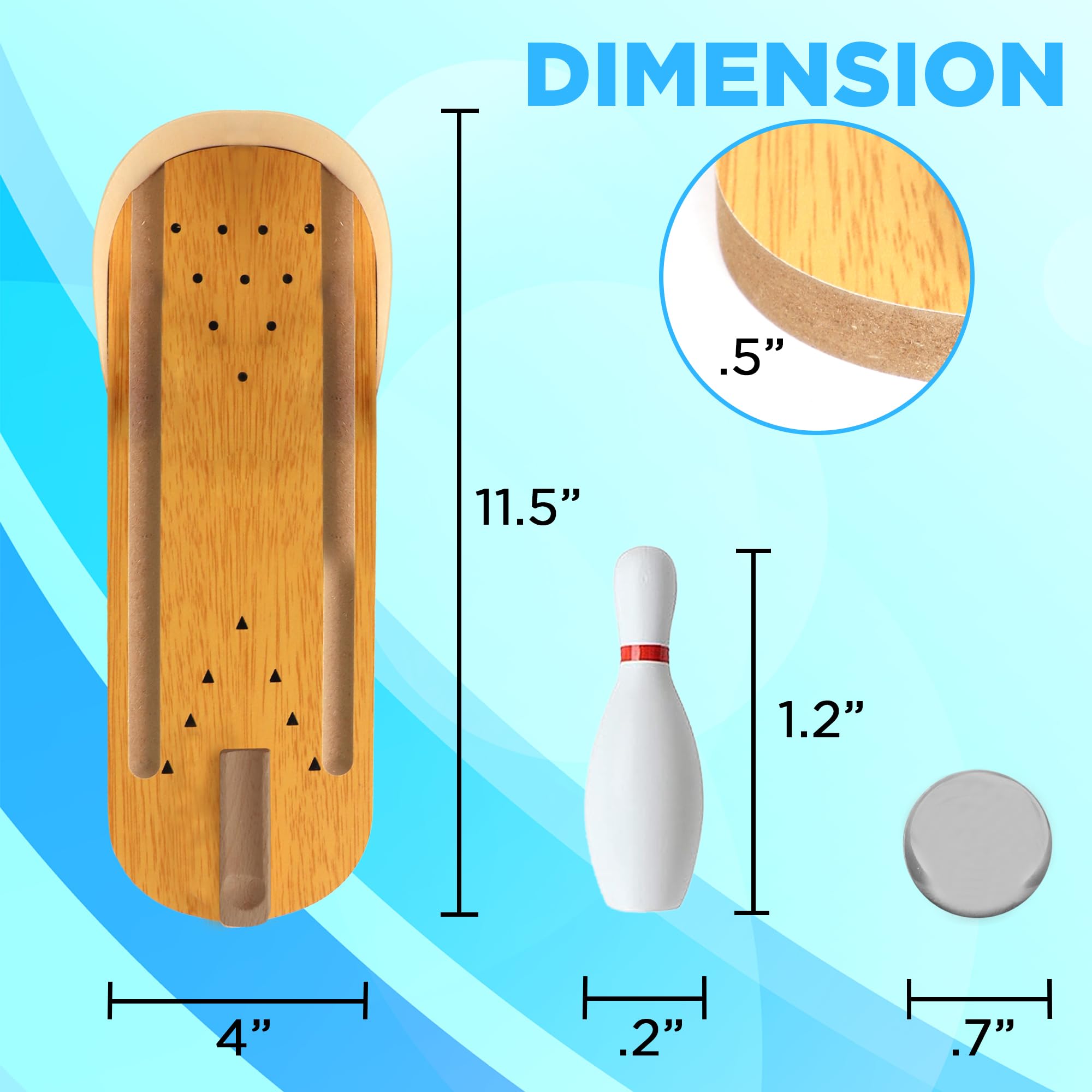 美品 GoSports 卓上ボーリングゲームセット ミニボーリング ボードゲーム GoSports 卓上ミニボーリングゲームセット ? プレミアム木製構造