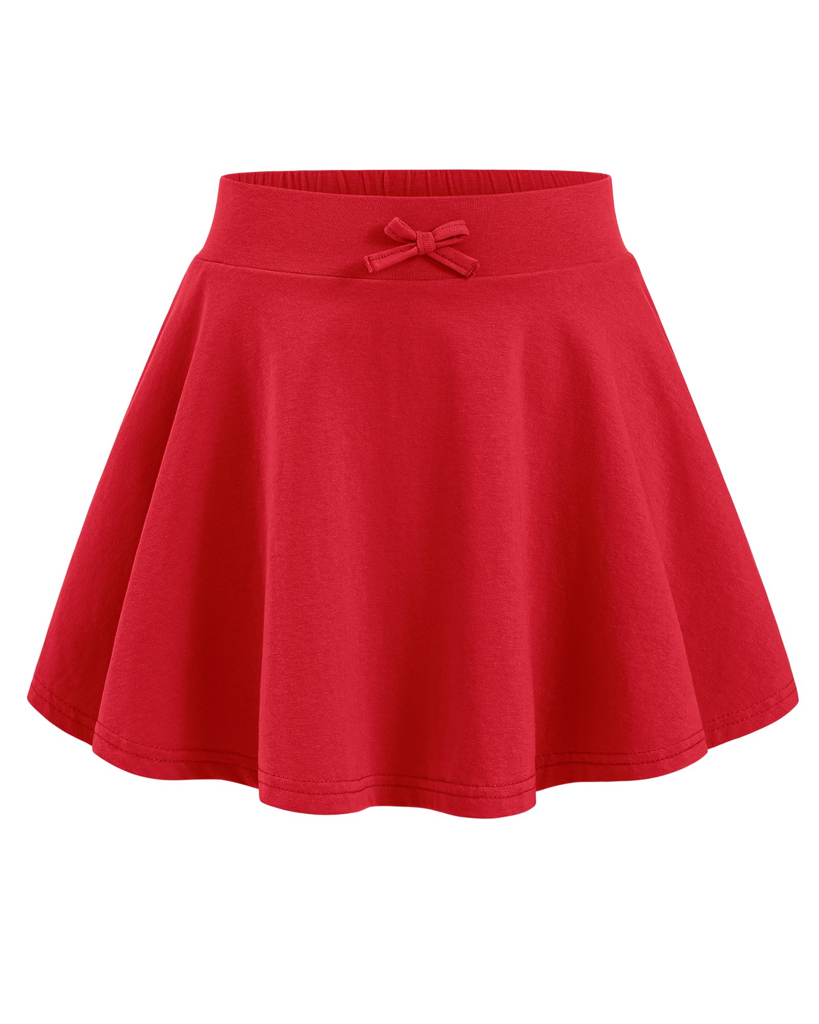 BOOPH Girls Skirts Kids Casual Mini Skorts Toddler Athletic Uniform Skirts with Pockets