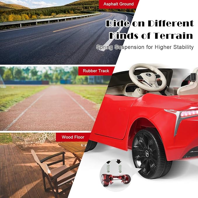 Auto Eléctrico Lexus LC500 12V con Control Remoto miniatura 8