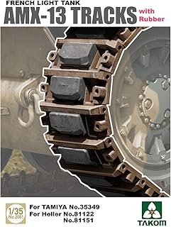 Takom 1/35 French Light Tank AMX-13 Tracks with Rubber No. 2061