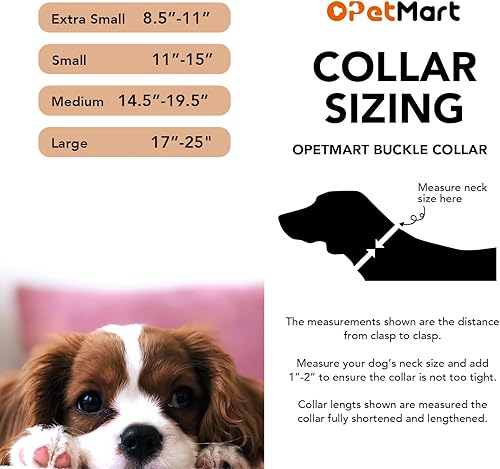 Miniatura 6 de Collar de nailon suave y transpirable para mascotas, collar ajustable para perros pequeños, medianos y grandes (mediano)