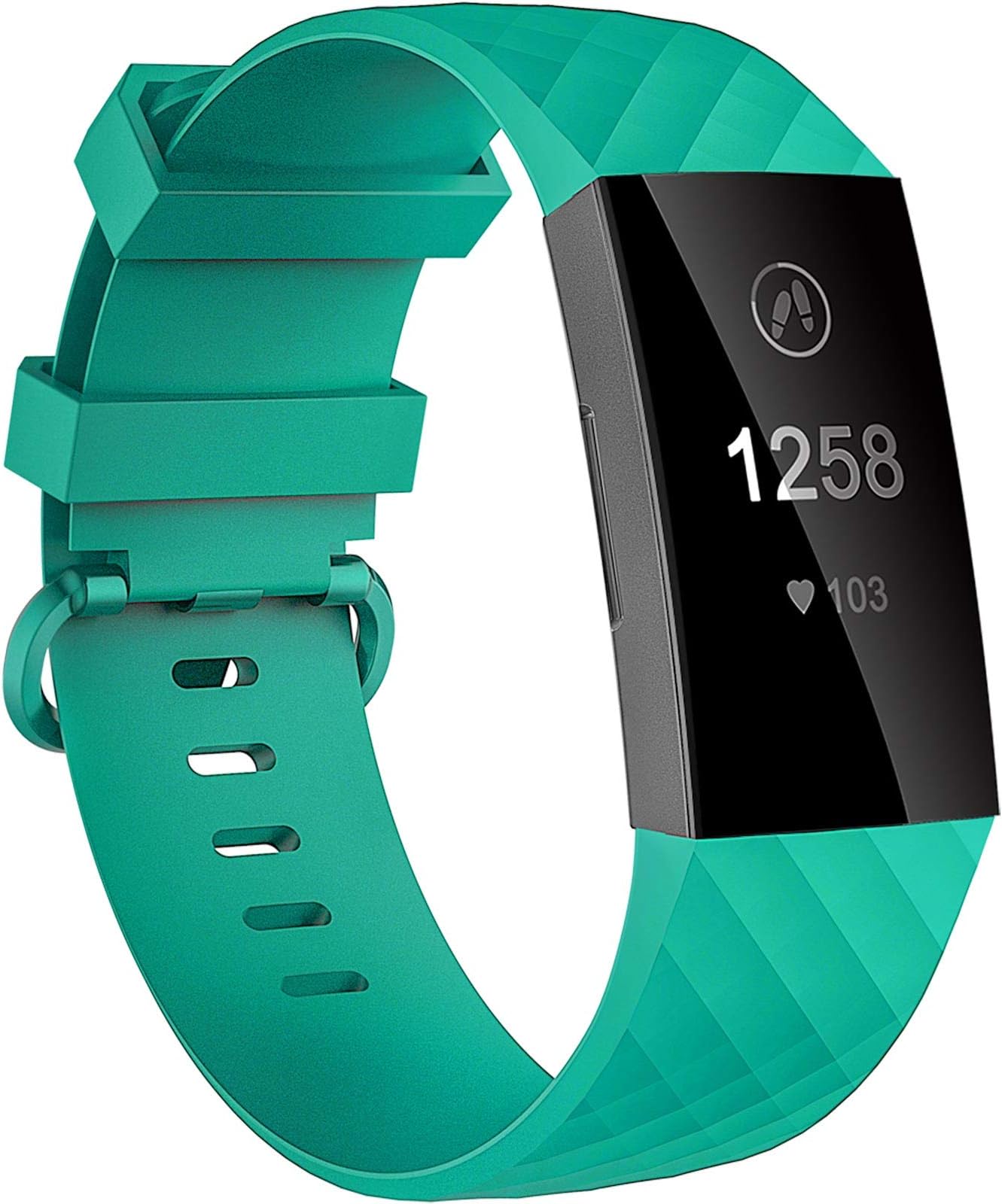 VelaviorWaterproof Bands for Fitbit Charge 4/ Fitbit Charge 3/ Charge3 SE, Replacement Wristbands for Women Men Small Large