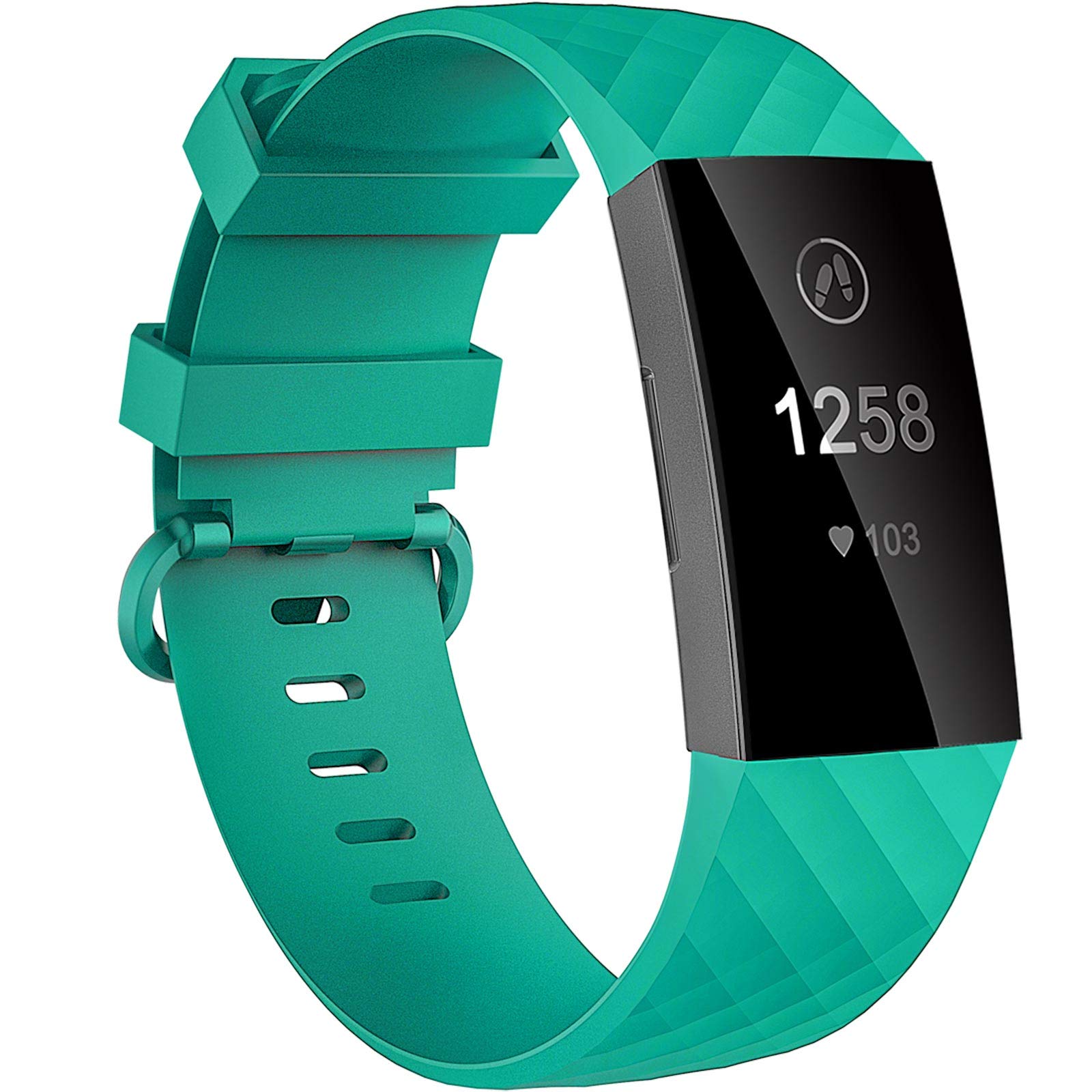 VelaviorWaterproof Bands for Fitbit Charge 4/ Fitbit Charge 3/ Charge3 SE, Replacement Wristbands for Women Men Small Large