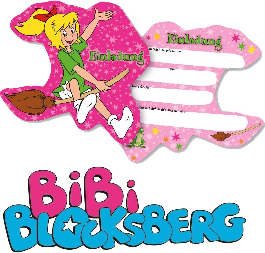 Bibi Blocksberg Deckendeko – 150 Cm Lang, Mit Happy Birthday-Schildern, Für Hexen-Partys