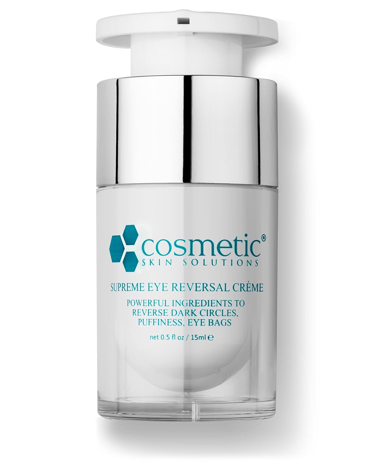 Supreme Eye Reversal Crème – Anti Aging Eye Cream for Dark Circles, Puffiness, and Fine Lines – Peptide-Infused Hydrating Formula with Caffeine, Green Tea, and Hyaluronic Acid – 0.5 fl oz