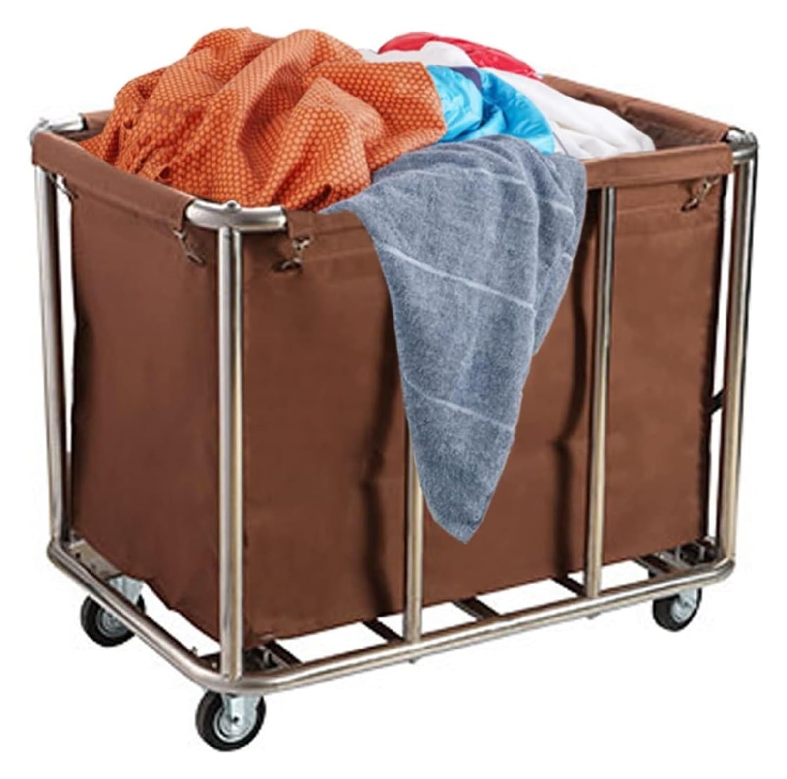 Chariot à linge roulant de qualité supérieure pour hôtel et maison