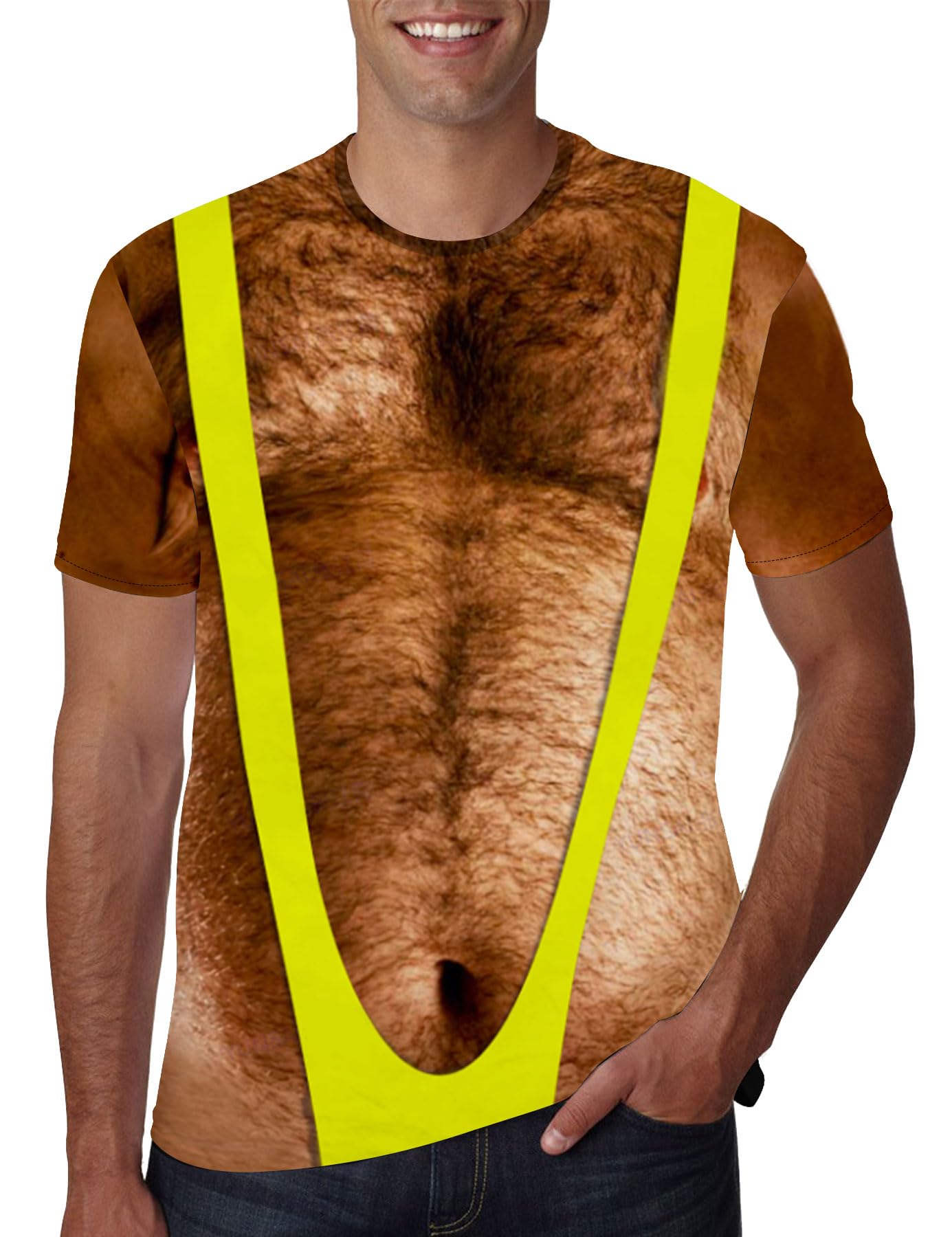 Sponsored Ad - Mens Short Sleeve T-Shirt Casual 3D Creative Print Crewneck Graphic Tees