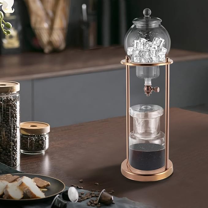 Cafetera de Goteo Frío 600ml, Vidrio Borosilicato, Portátil miniatura 6