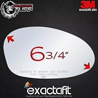 Vista 4 de exactafit 8290R - Reparación de cristal para espejo lateral del pasajero, compatible con BMW 128i 135i 323i 325i 325xi 328i 328xi 330i 330xi 335i
