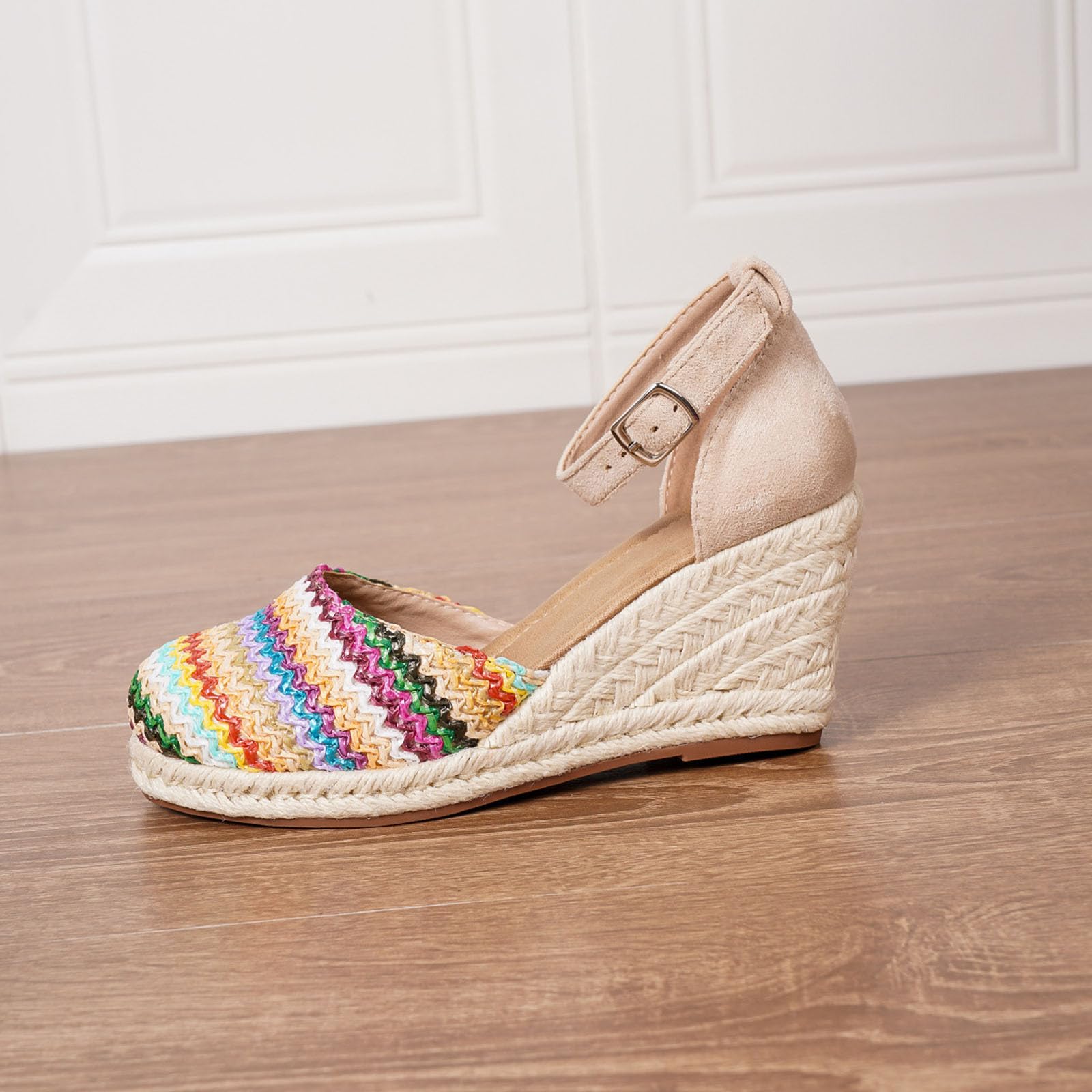 Zapatos de baile de plataforma para mujer, zapatos de novia gruesos con tiras y tacones altos tradicionales, elegantes y cómodos zapatos de fiesta con tacón para octubre