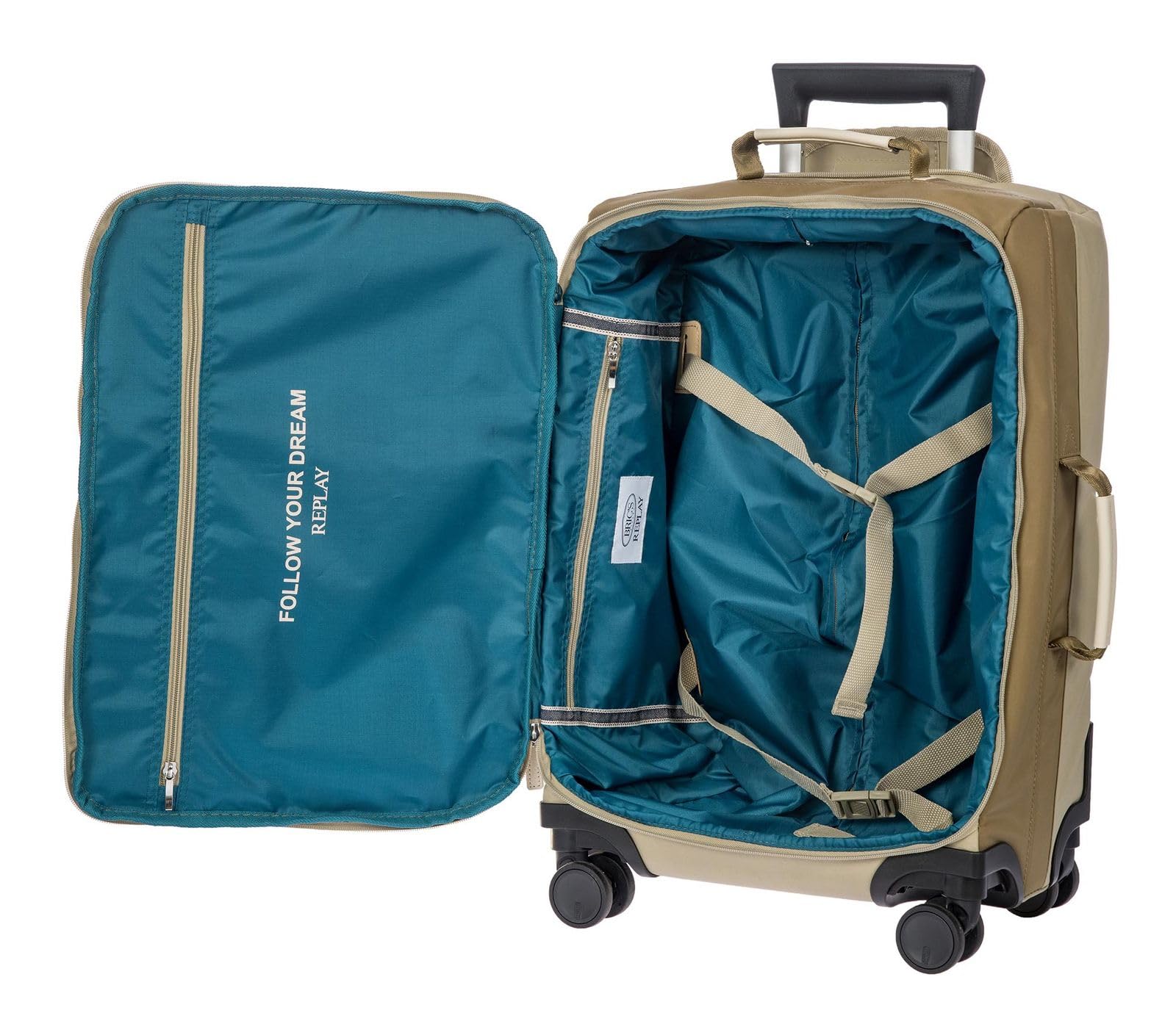 Bric's carrello Replay Sand Woo Trolley 55 cm Sand Wood marrone