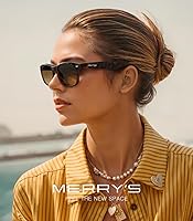 Vista 78 de MERRY'S Lentes de sol polarizados unisex para hombres y mujeres, lentes de sol polarizados vintage, lentes de espejo