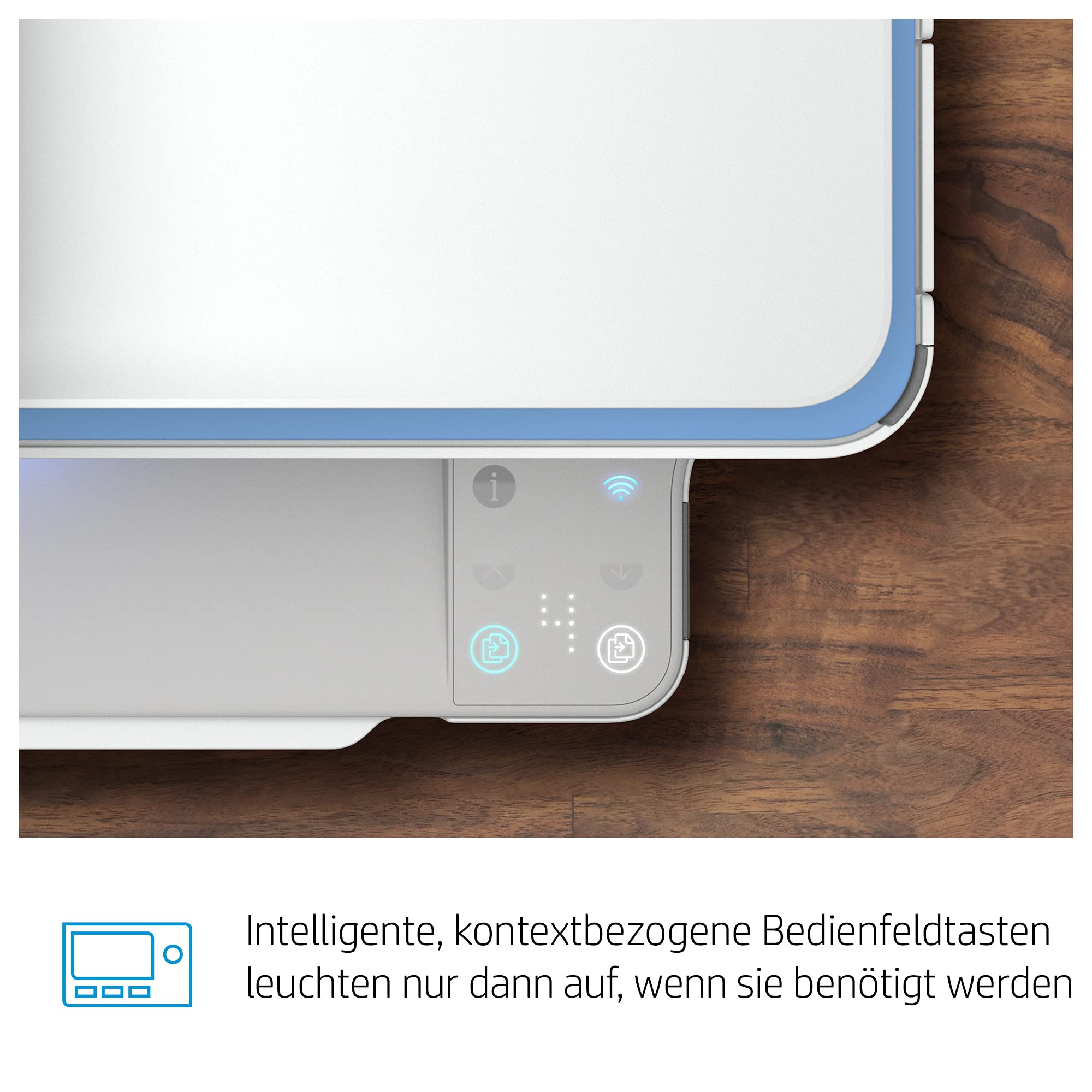 HP Envy 6010e Multifunktionsdrucker, 3 Monate gratis drucken Instant Ink inklusive, Drucker, Scanner, Kopierer, WLAN, Airprint, Blau