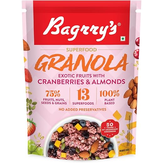Bagrrys Exotic Fruits Granola 400gm