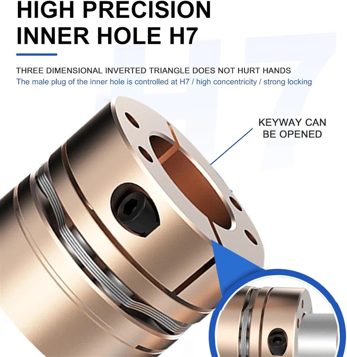 HOBKEY Servo Motor Flexible Diaphragm Coupling D87 L68 High 8 Screws Disc Shaft Coupler 20-45mm (Size : 20X20)