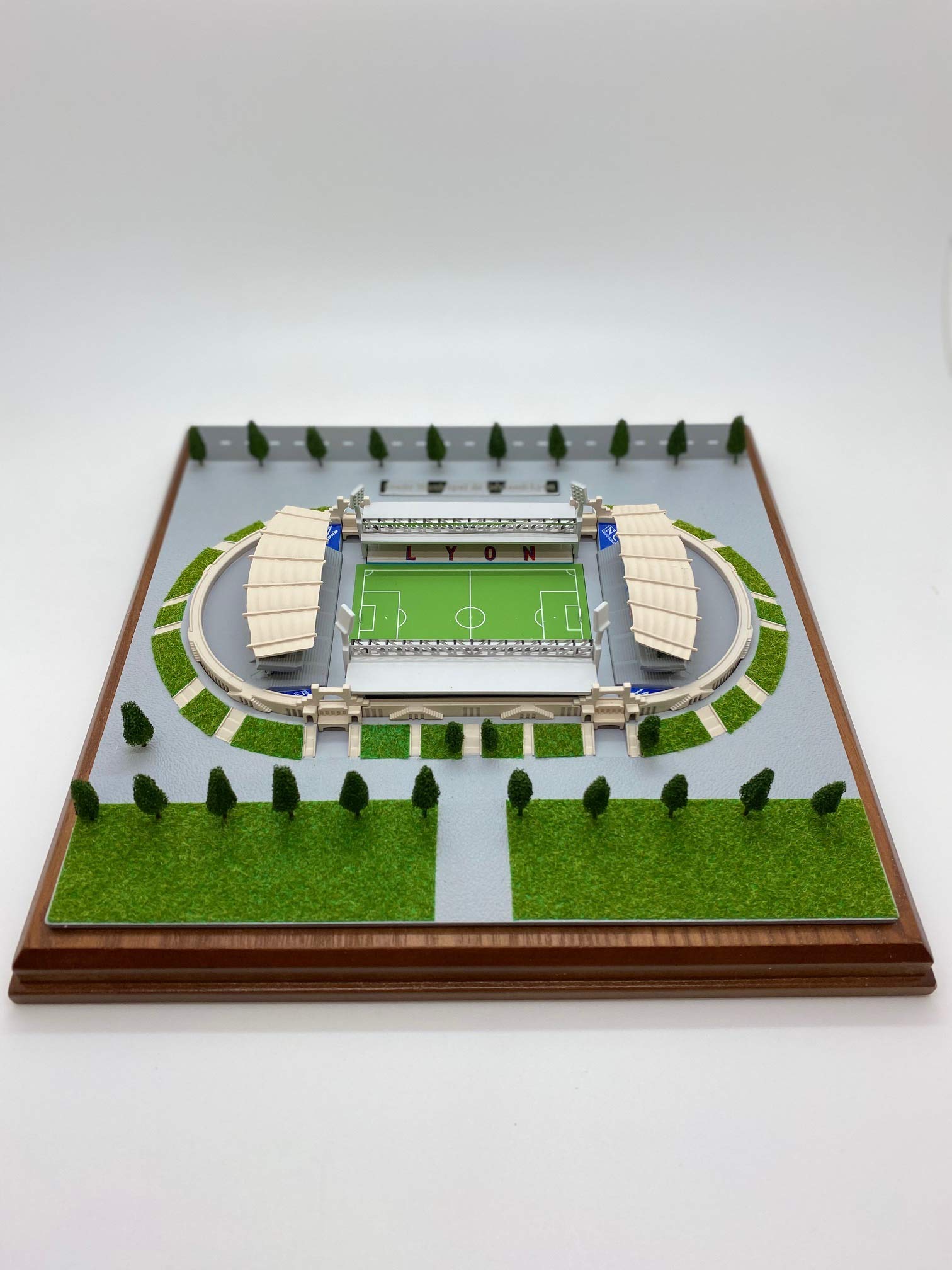 Maquette Stade de Gerland Lyon 12 cm