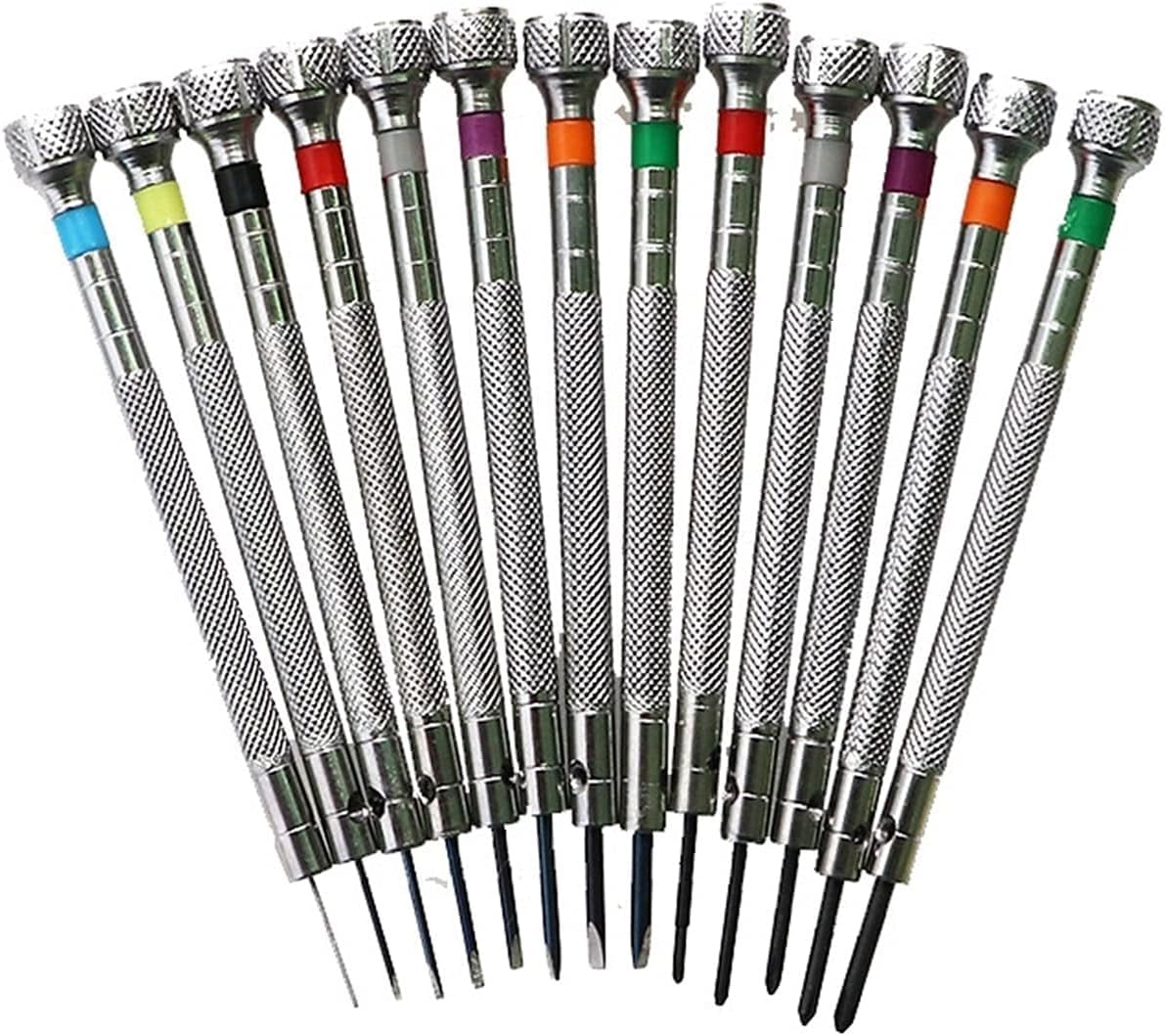 13 szt. 0,6 mm-2,0 mm zegarmistrzowie wielofunkcyjny precyzyjny zestaw śrubokrętów do zegarków okulary płaskie ostrze otwieranie narzędzie naprawcze zestaw narzędzi naprawczych/30337