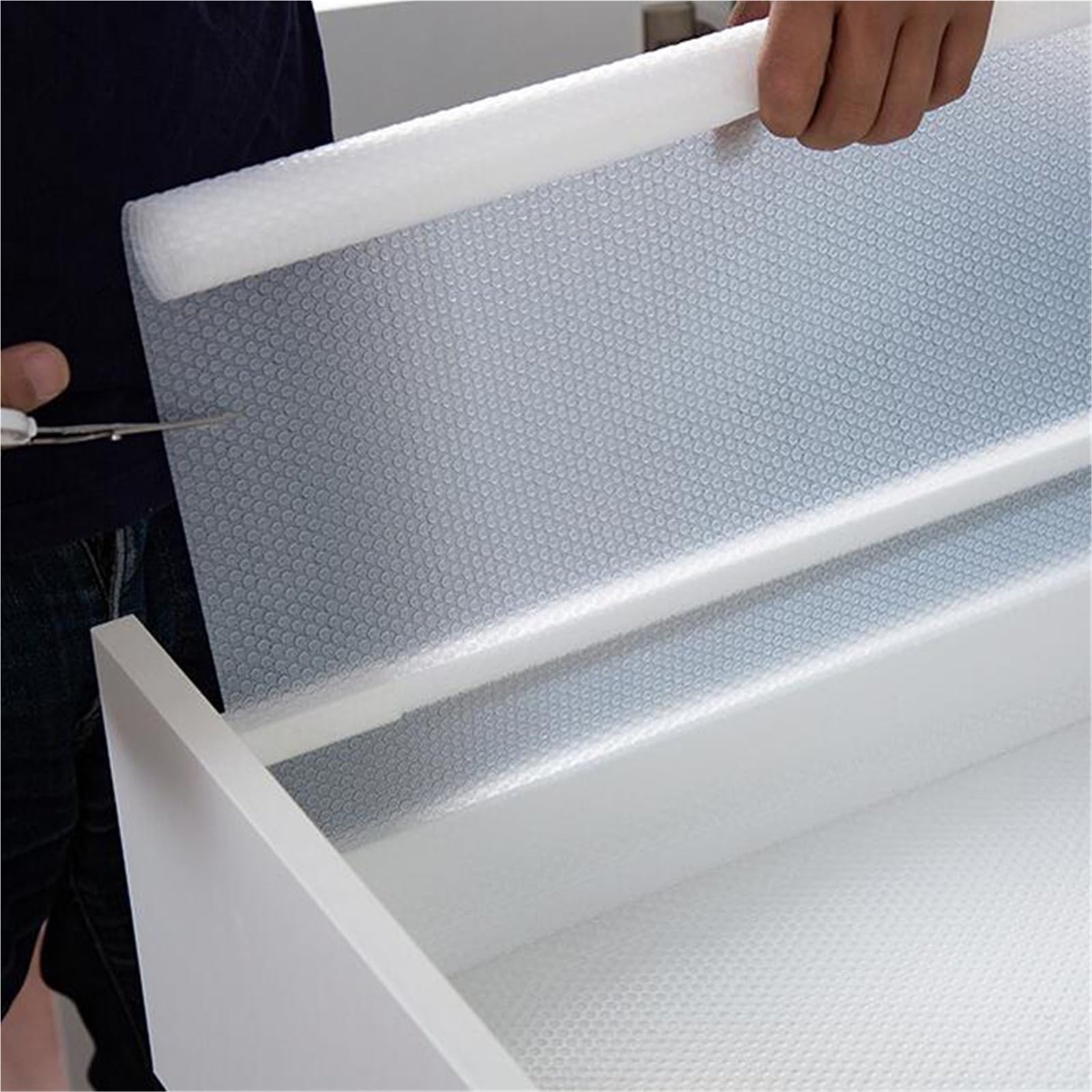 Wkładki do szuflad kuchennych, Zestaw 4 mat na półkę. Wkładka do szuflady. Klej do szafek. Wiele rozmiarów(45 * 150CM)