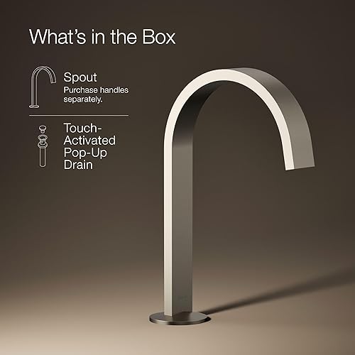 Miniatura 25 de Kohler 77968-CP Components - Caño para fregadero, cromo pulido