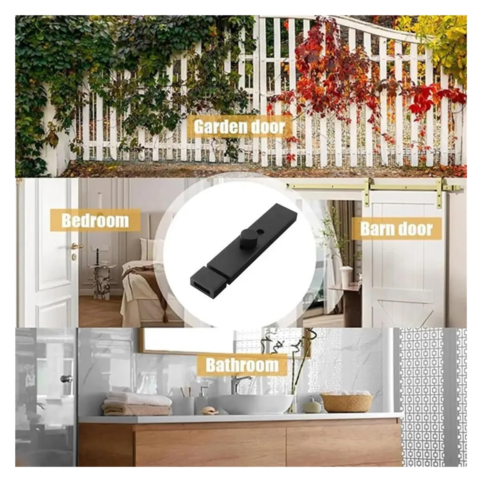 Riegelschlösser for Innentür-Schiebeschloss aus Aluminiumlegierung