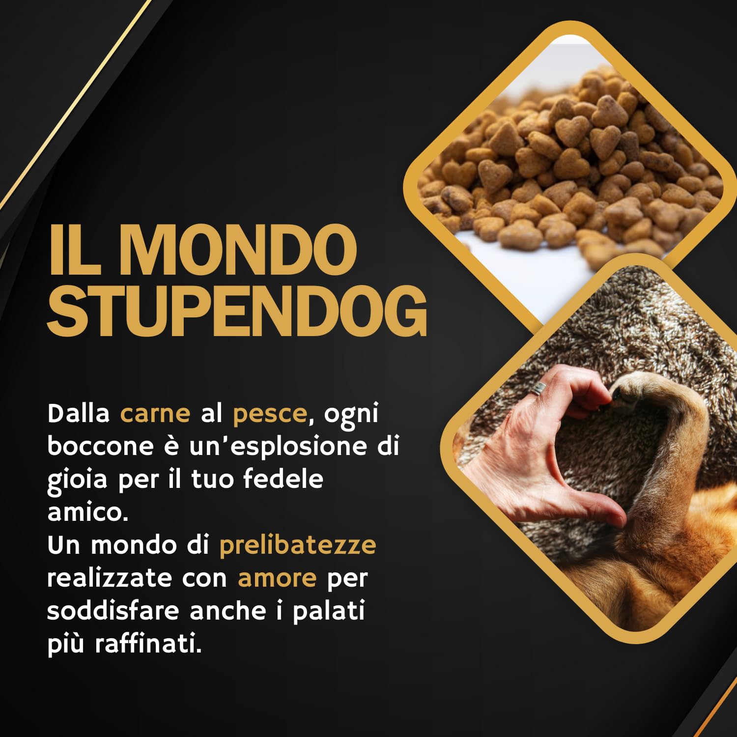 STUPENDOG Crocchette Cani Pesce 15 Kg - Cibo per Cani Adulti di tutte le Taglie in Mantenimento - Croccantini cane - Cibo per cani - 1 Confezione da 15 Kg