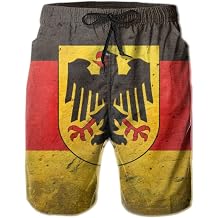 Swim Shorts Germany Flag Swim Trunks Quick Dry Board Shorts with Mesh Lining Beach Shorts