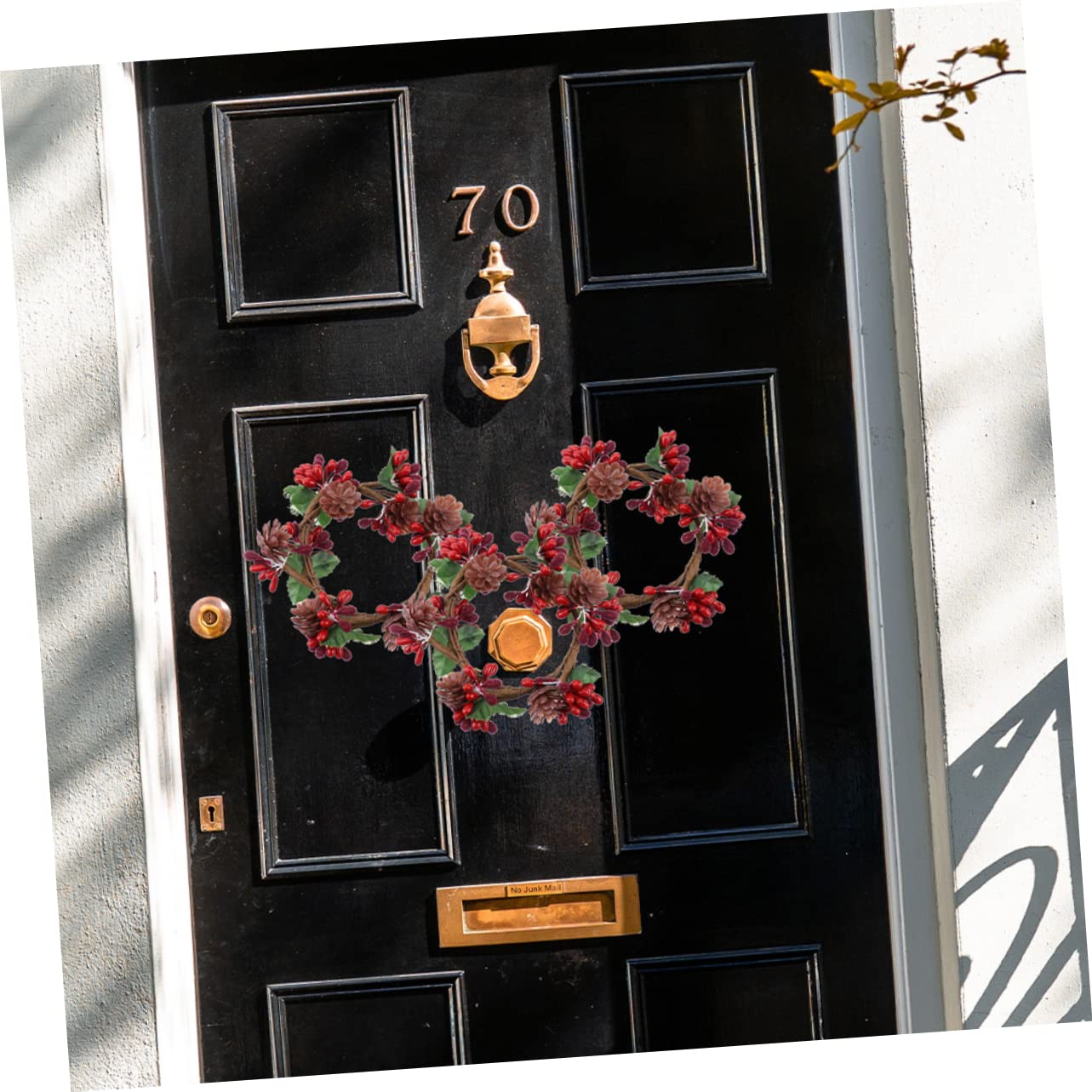 PRETYZOOM 10 STK Kranz Weihnachtskerzenkränze Ringe Weihnachtsgirlande Weihnachtskerzenständer Weihnachtsschmuck Stumpenkerze Weihnachtliche Mittelstücke Für Tische Kerzenringe Stoff