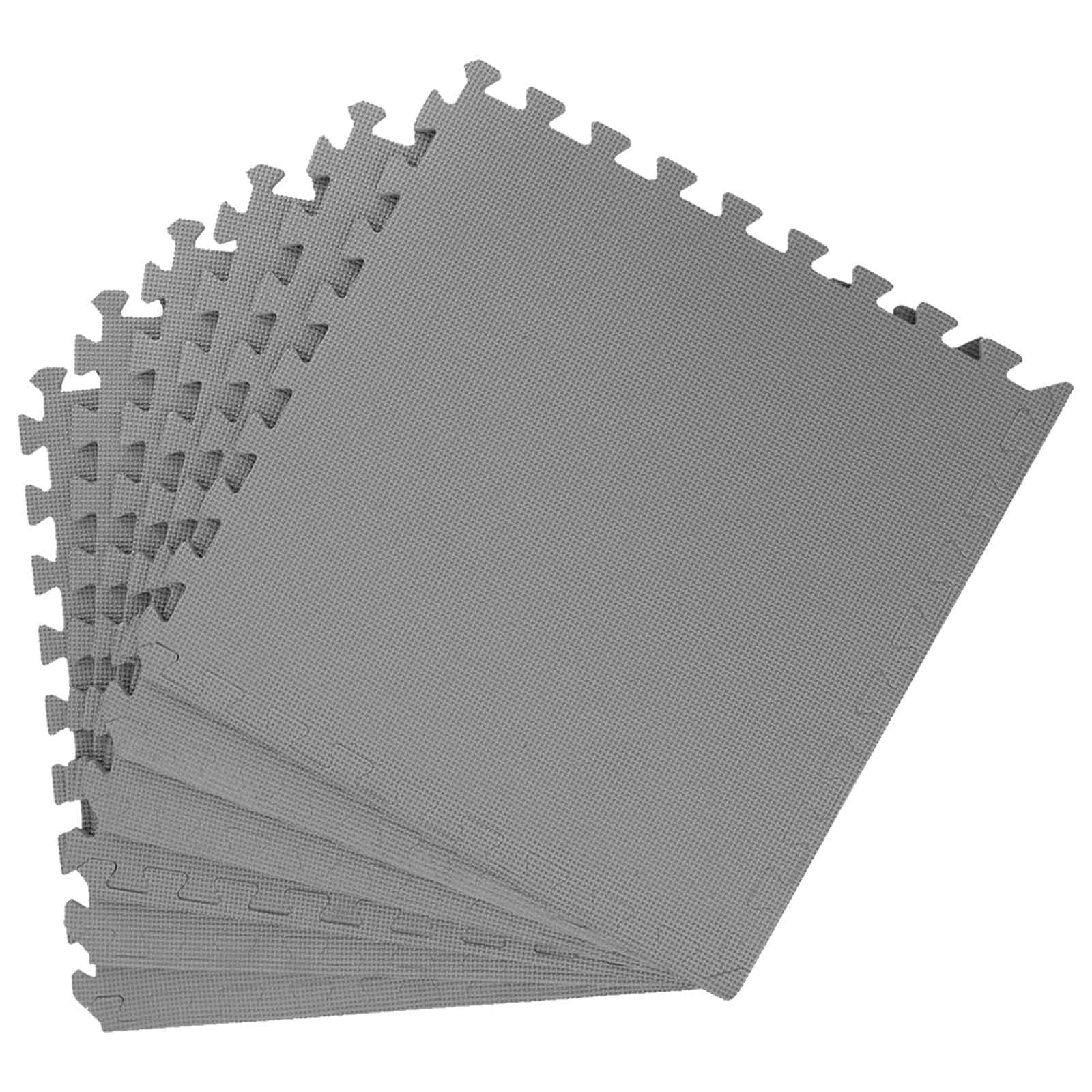 Mata ochronna do basenu, 6 szt., szara, pianka EVA, 60 x 60 cm, 2,16 m², antypoślizgowa, modułowa ochrona basenu, izolacja przed parowaniem, ochrona przed liśćmi