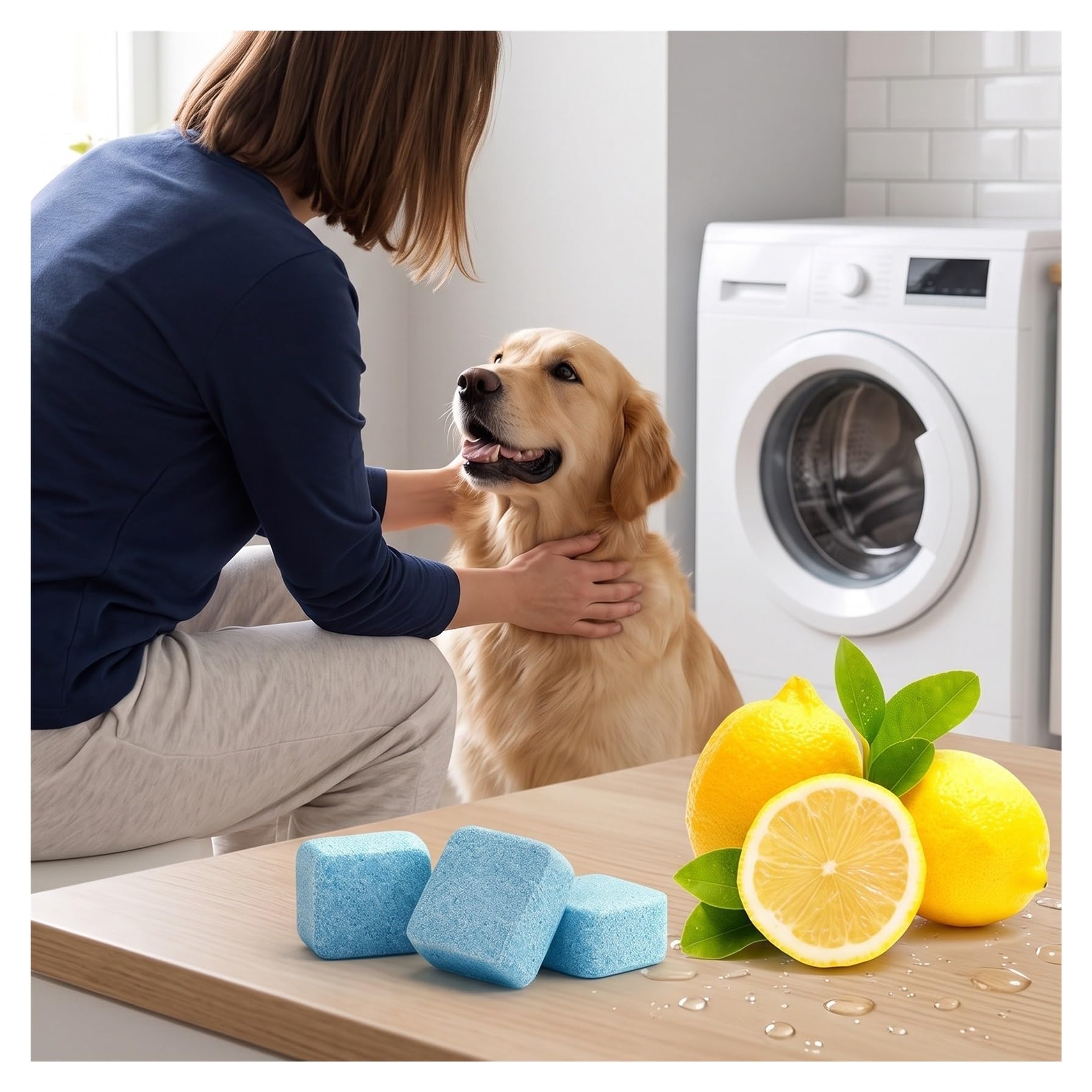 washing machine cleaner tablets Waschmaschinenreiniger zur gründlichen Entkalkung von Familien mit Haustieren