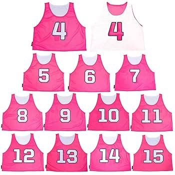 10枚セット　リバーシブルビブス　ジュニア 楽天市場】ビブス 【 10枚セット】 リバーシブルビブス 1-10番号