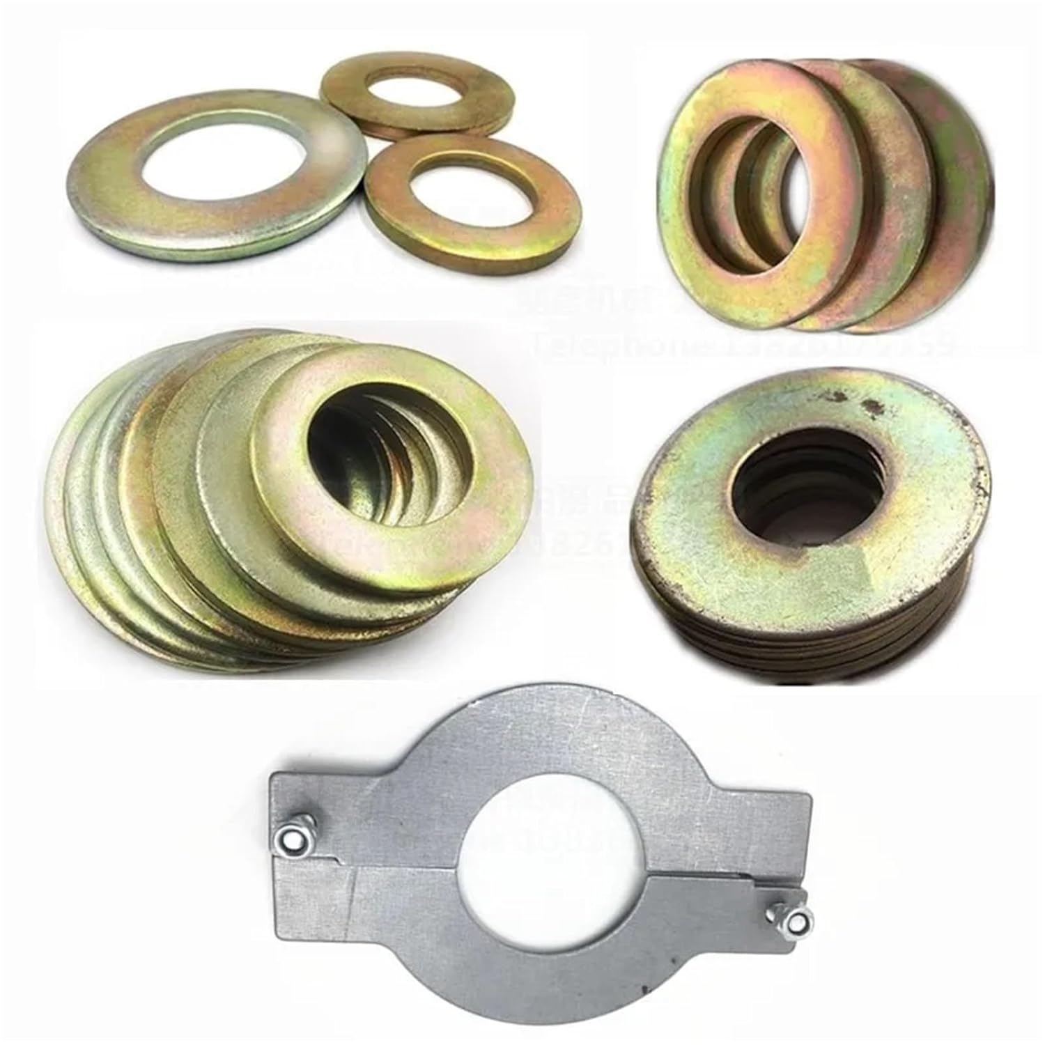 10pcs Excavator Bucket Shaft Bucket Pin Bucket Thin Steel Sheet Iron Gasket Enlarged Round Metal Wear-Resistant Shaft Washer(55X90X2 10PCS)