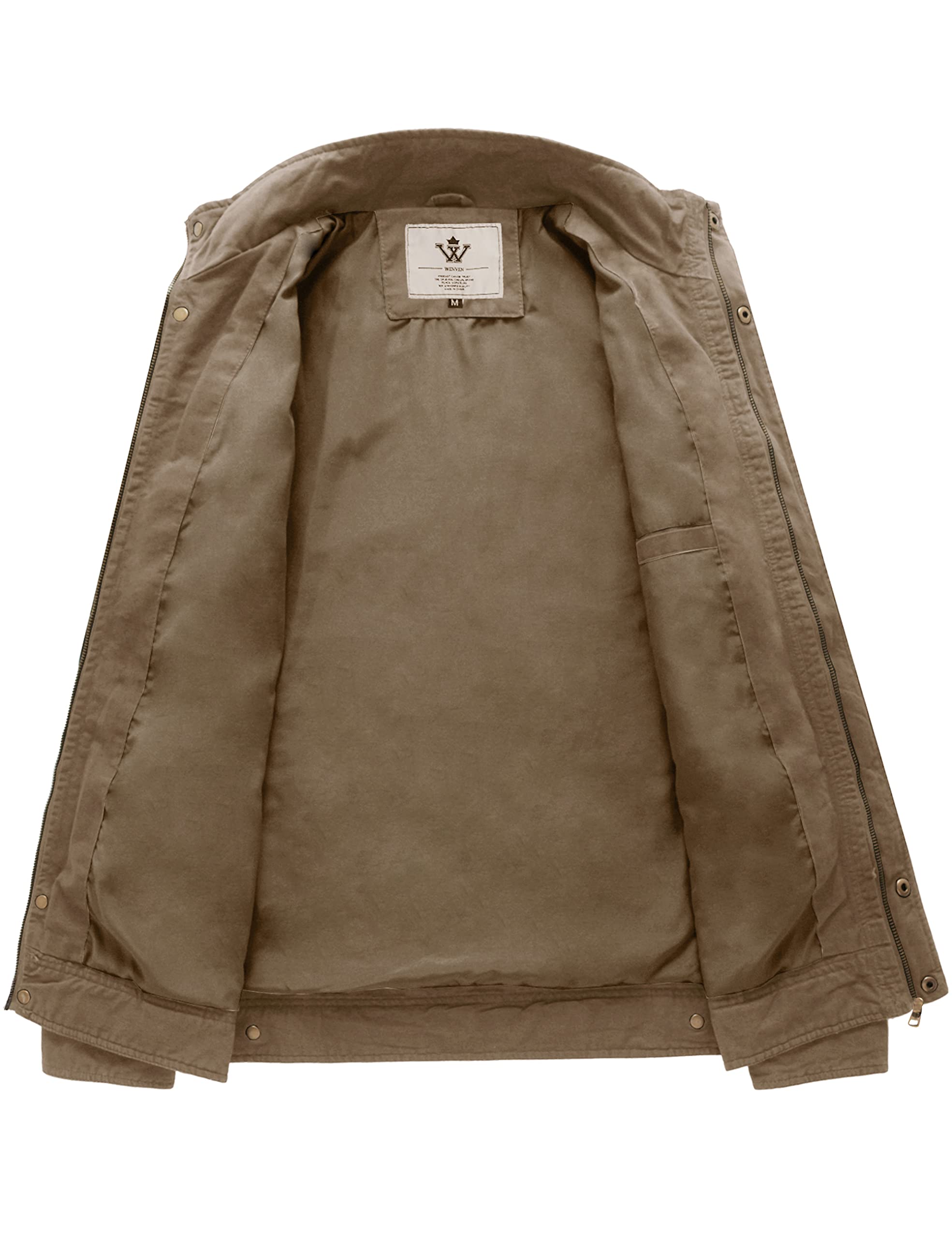 WenVen Cazadora Hombre Entretiempo Chaqueta Primavera Chaqueta Militar Hombre