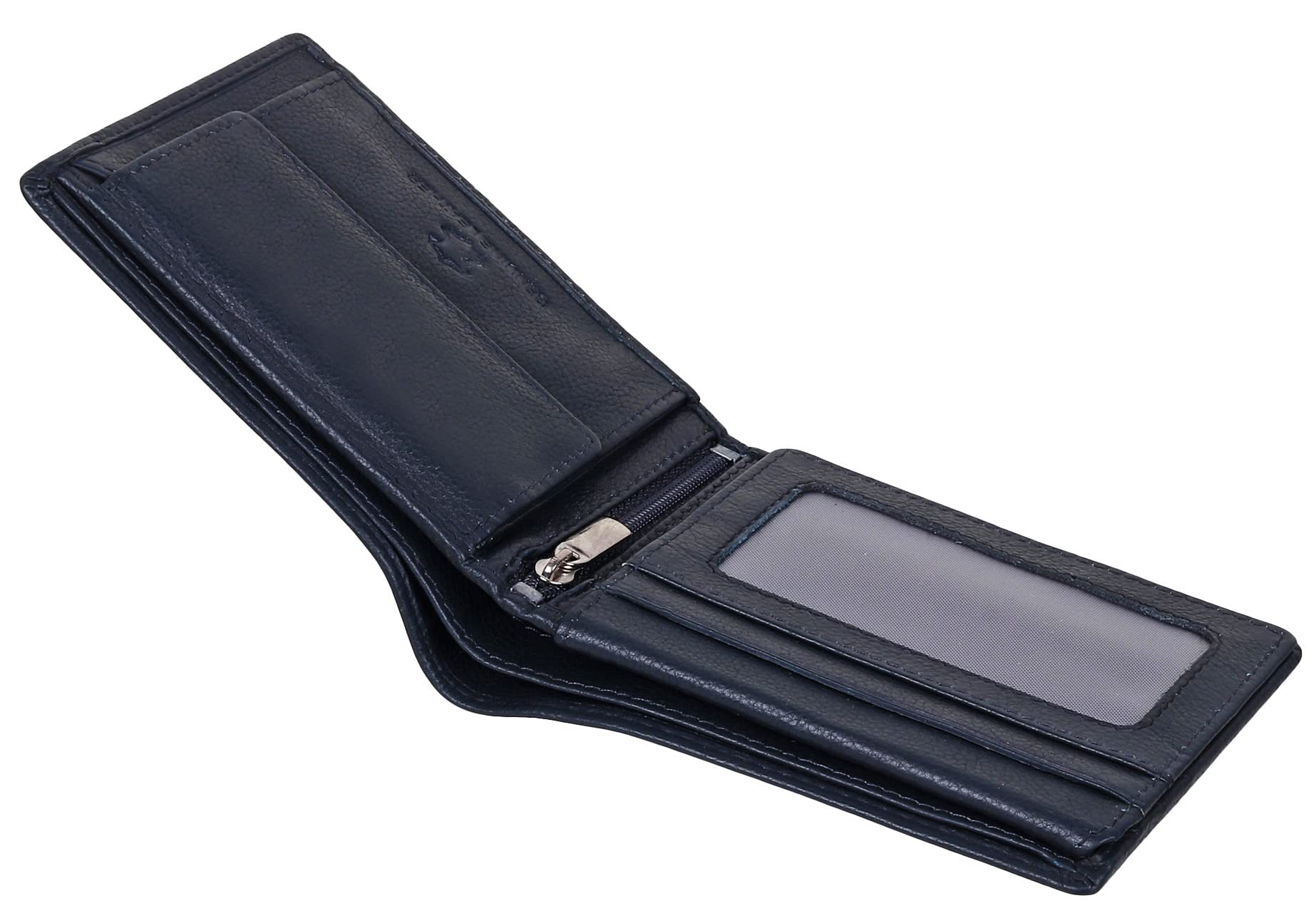 NAPA HIDE Leather Wallet for Men I Handcrafted I 6 Card Slots I 2 Currency & Secret Compartments I 1 Zipper & 2 ID Card Slots - Image 6 thumbnail