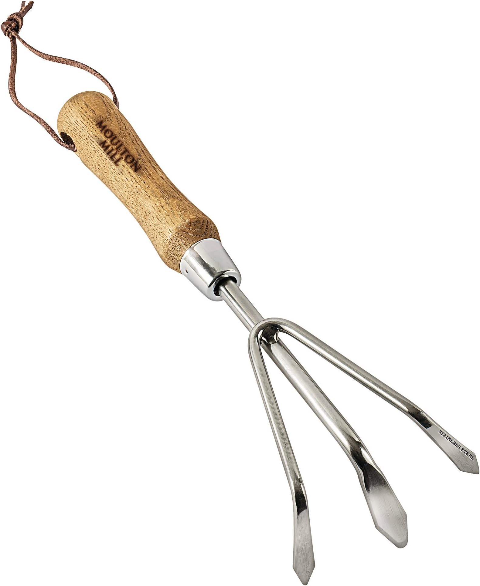 Moulton Mill 95110 Stainless Steel Three Prong Cultivator