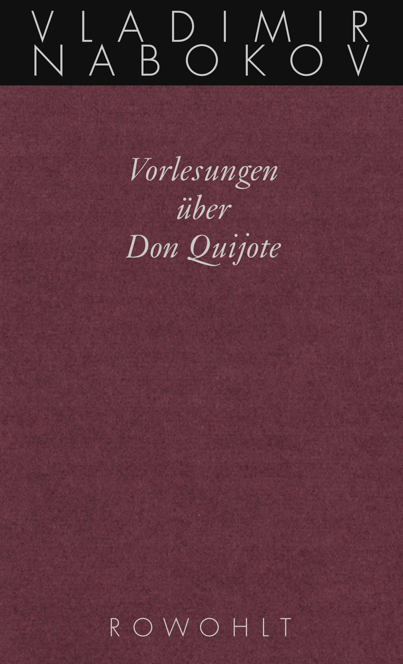 Vorlesungen über Don Quijote: Gesammelte Werke Bd. 19 (Nabokov: Gesammelte Werke, Band 19)