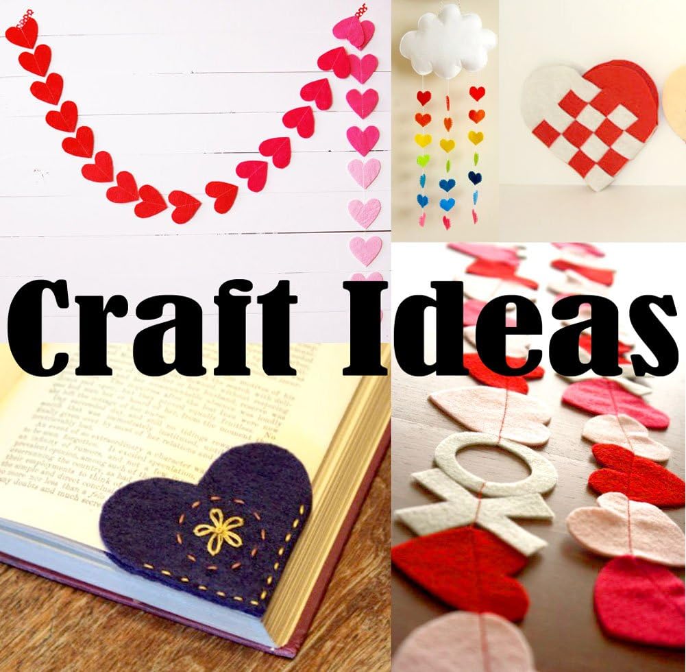Playfully Ever After 1 inch Felt Hearts 200pc - Mixed Color Pack