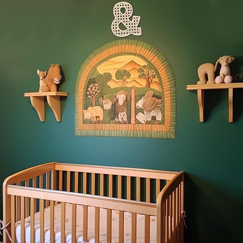 Miniatura 6 de Letras de ratán de madera para decoración de pared, letras de madera rústicas de 12 pulgadas, letras de madera de ratán para decoración de pared de