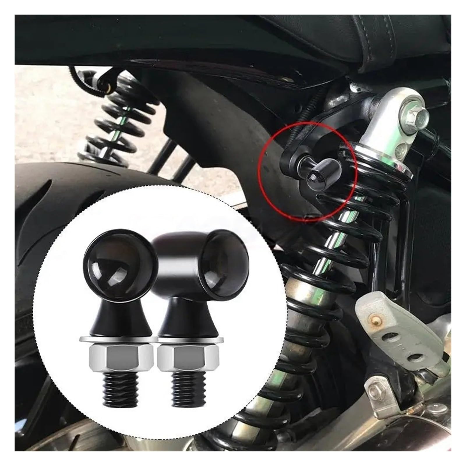 Indicatore direzione motocicletta LED 8 mm lampeggiante Indicatoris Motos