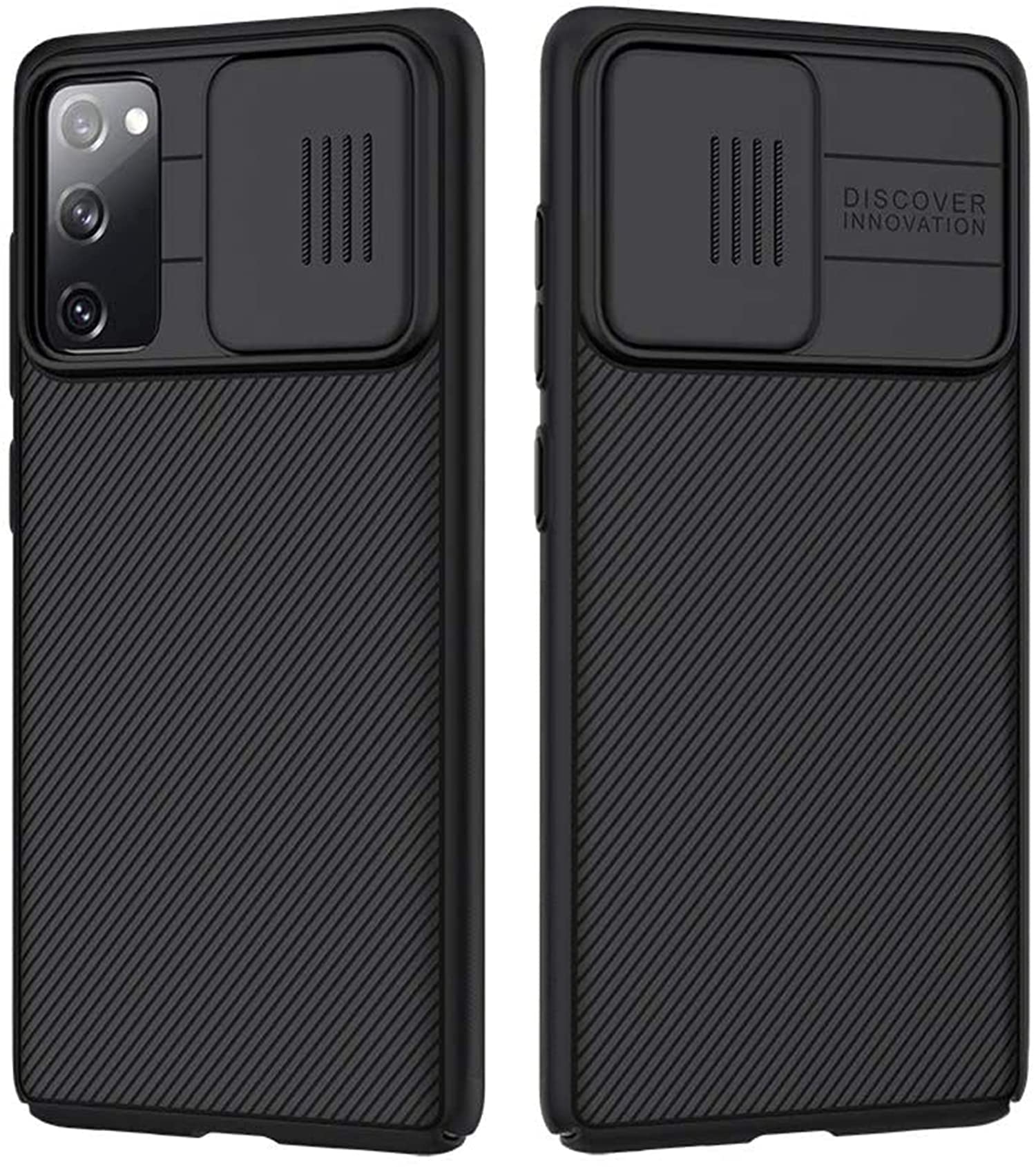 KASTWAVE Samsung Galaxy S20 FE 5G Case with Slide Camera Cover, Slim Stylish Slip Shockproof Protective Case, for Samsung Galaxy S20 FE 5G 2020