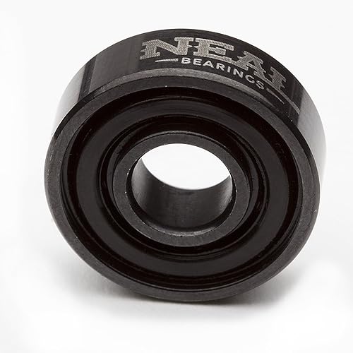 Miniatura 5 de Neal Bearings - Rodamientos para patineta, 3diferentes tipos (cerámica,suizo,titanio), 608 rs, para patineta, longboard, patines, scooter -