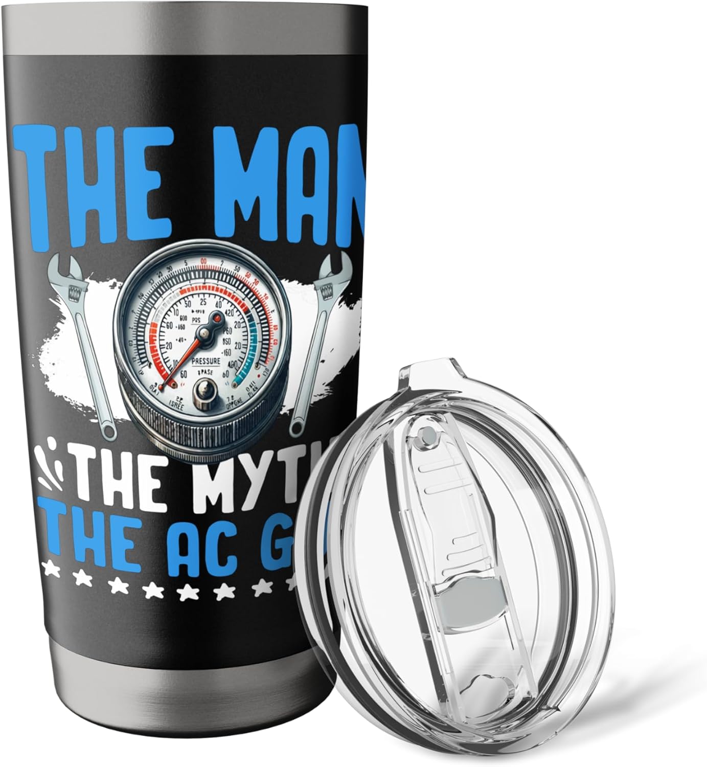 The AC Guy Hvac Tech Mechanic Repairman HVAC Technician Stainless Steel Insulated Tumbler