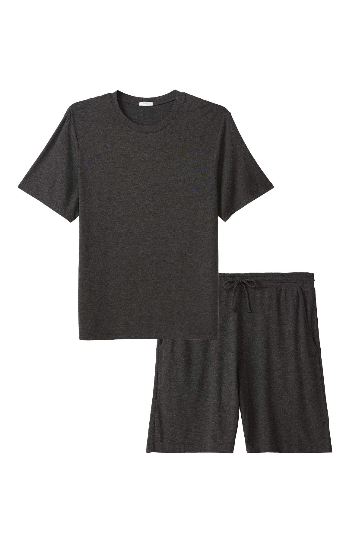 Eberjey Henry Męskie Modal Short PJ Set (Charcoal Heather