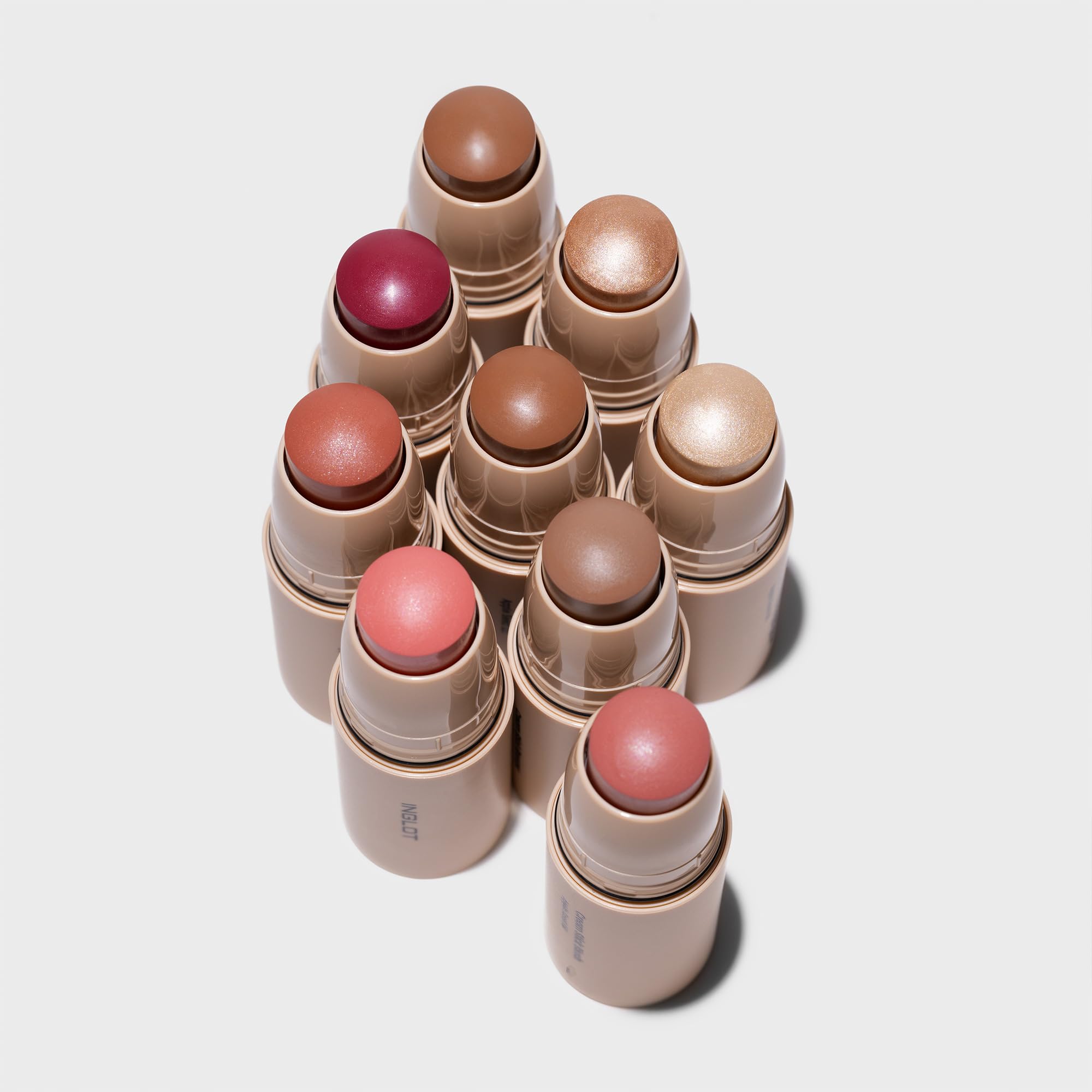 Inglot Stick Bronzer Crémeux | Contouring Naturel et Application Facile | Effet Longue Durée | Formule Hydratante pour Sculpter le Visage |Warm Brown 112 | 6,2 g