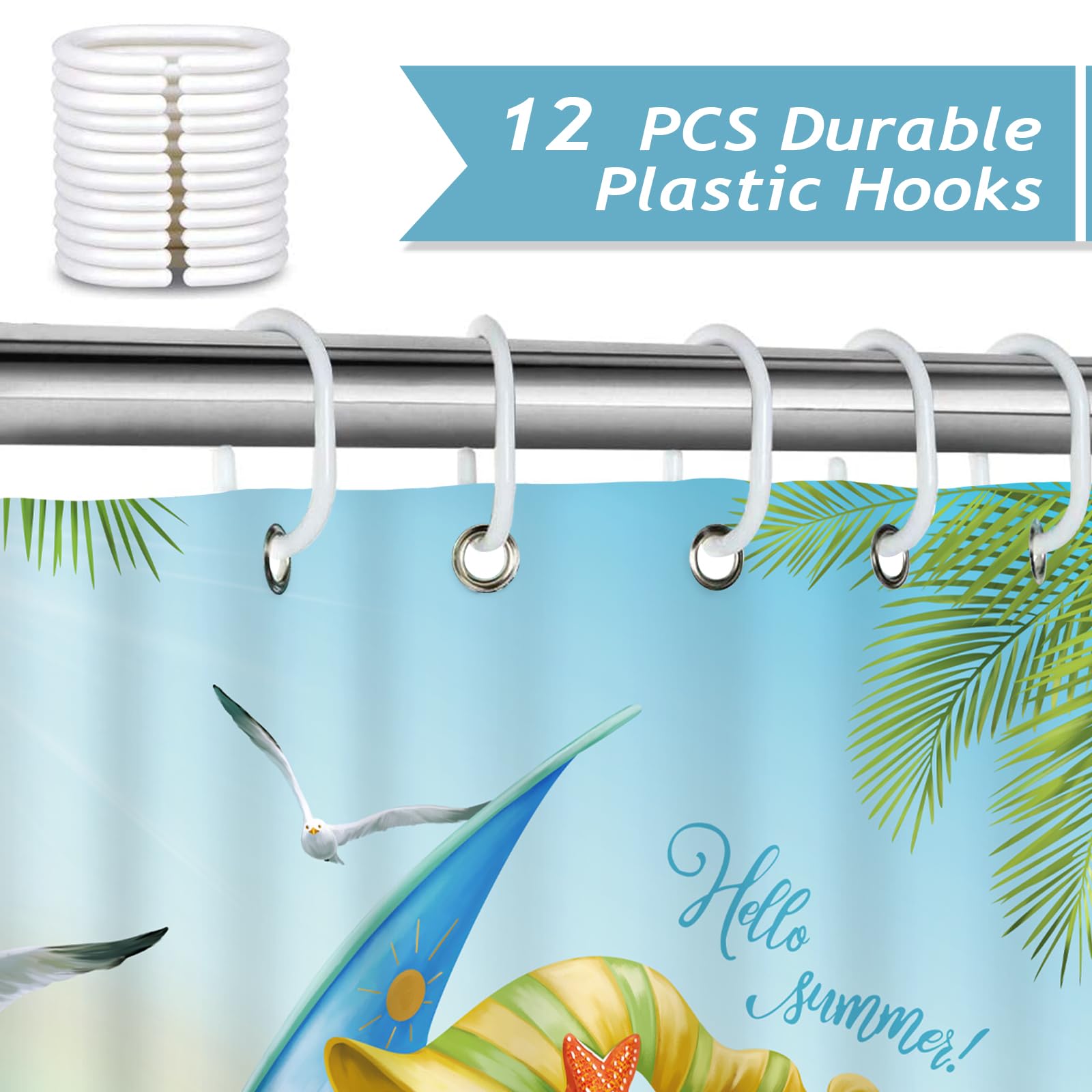 Tenda Da Doccia Con Gnomo Da Fattoria In Stile Autunnale Con Zucca E