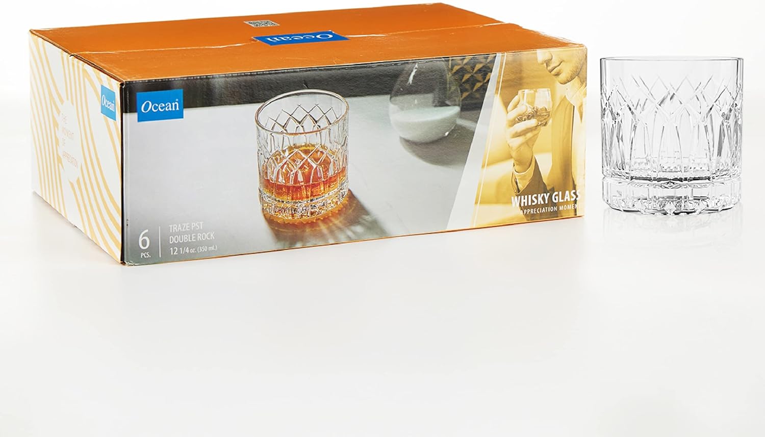 LEMONSODA Premium Double Rock Old Fashioned Whiskey Glass Tumbler - Set of 6-12oz - Perfect for Scotch, Whiskey, Cocktail, Bourbon and Cognac - For Gifts, Parties - (Arch) - Image 5