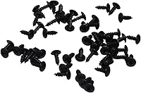 Vista 3 de Empresa confiable de hardware RH-5112BO-A 1/2-pulgadas, tornillo de madera con óxido negro y cera.