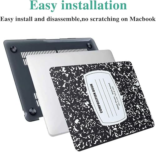 Miniatura 73 de Funut Funda compatible con MacBook Air de 15 pulgadas 2024 2023 versión M3 A3114 M2 A2941 con pantalla de retina líquida y Touch ID, carcasa rígida