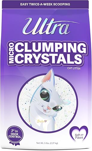Ultra Silica Gel Crystal Cat Litter- Soft-On-Paws Superior Odor Control Low Dust Ultra Silica Gel Crystal Cat Litter- Soft-On-Paws Superior Odor Control Low Dust