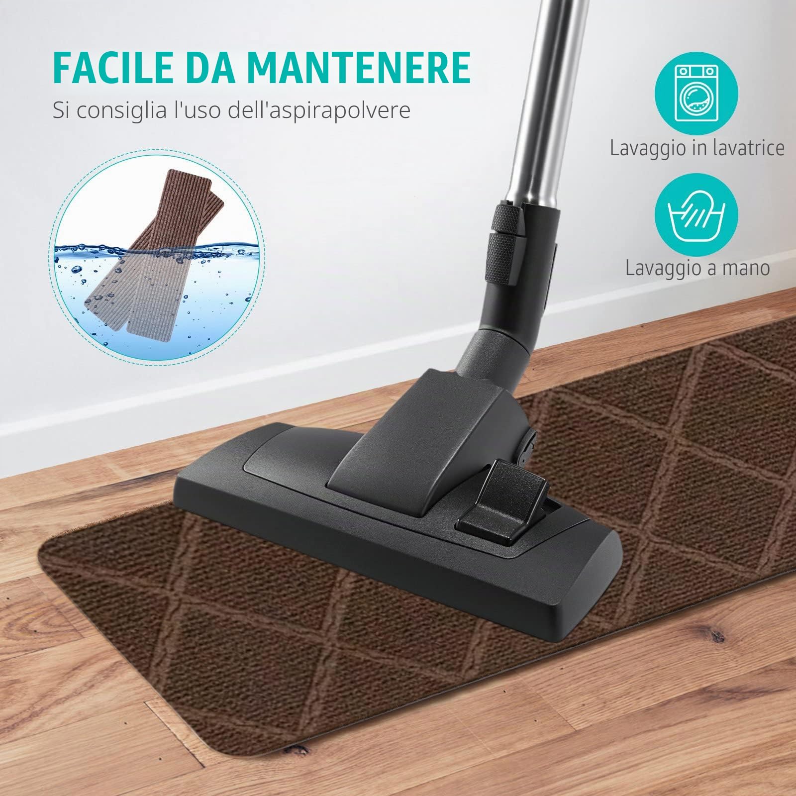 15 Tappeti per Scale 76 x 20cm, Tappetino Antiscivolo e Autoadesivo, Rimovibili e Lavabili Tappeto Scale Protezione per Interne Bambini, Anziani e Animali Domestici